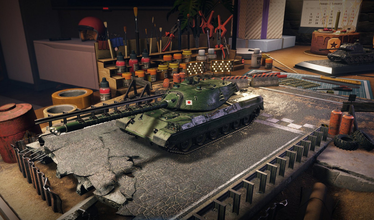 Miniature Diorama Hangar