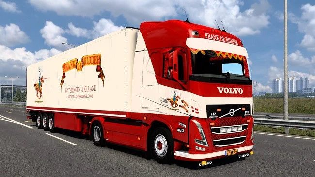 Volvo FH5 + Trailer "Frank de Ridder" v9.0