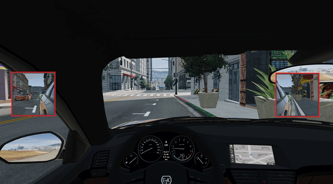 Realistic Vehicle Mirrors