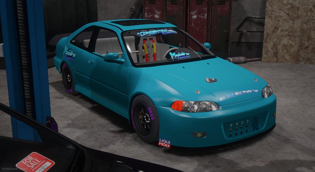 Honda Civic SI 2000 Drag