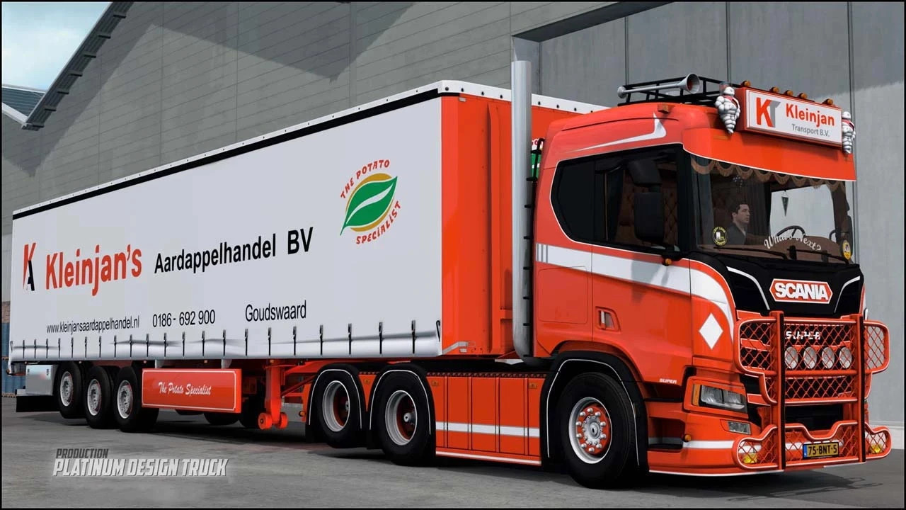 Scania R650 Kleinjan Transport B.V v17.0