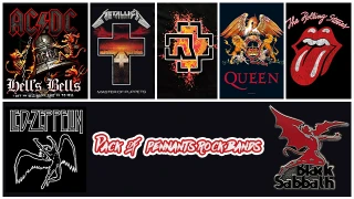 Pack of pennants rock bands 1.0 thumbnail 2