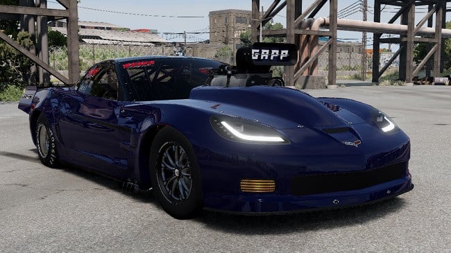 Chevy Corvette C6 Drag