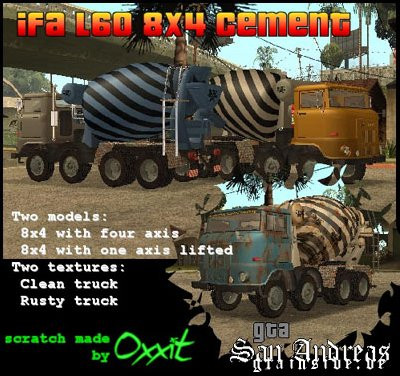 IFA L60 8x4 Zement LKW