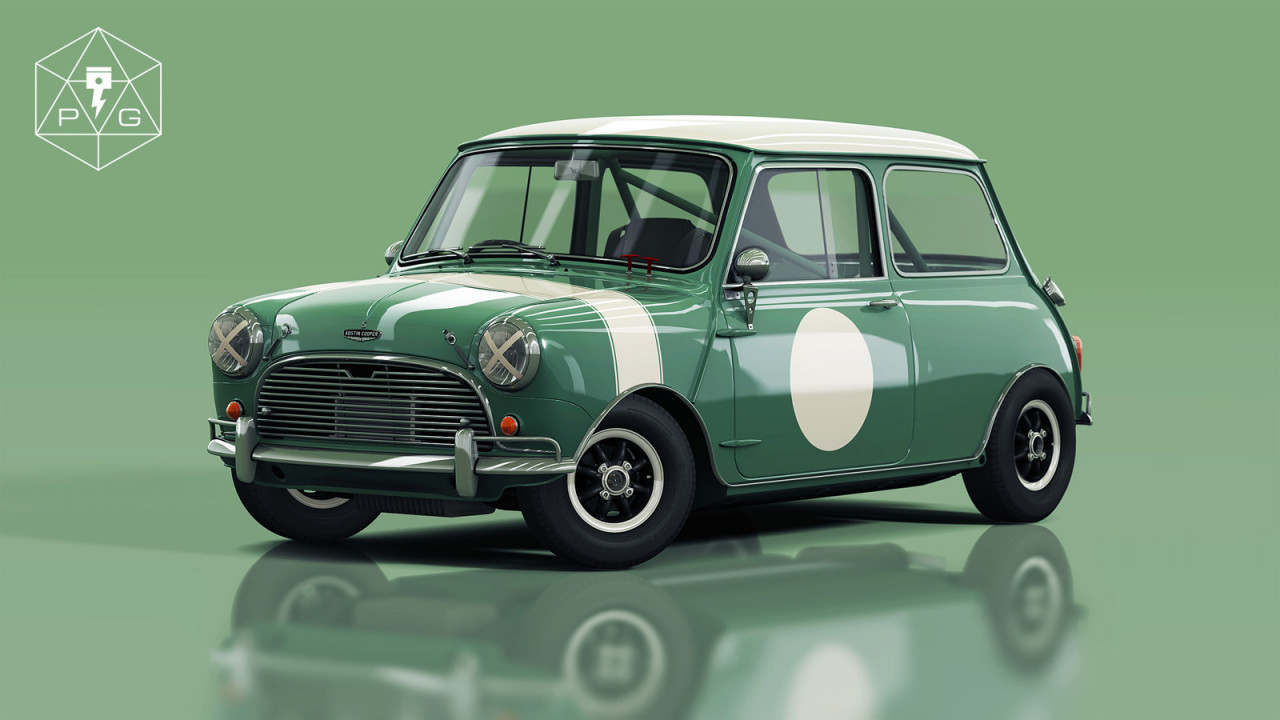 Austin Mini Cooper S FIA App.K Historic Racing