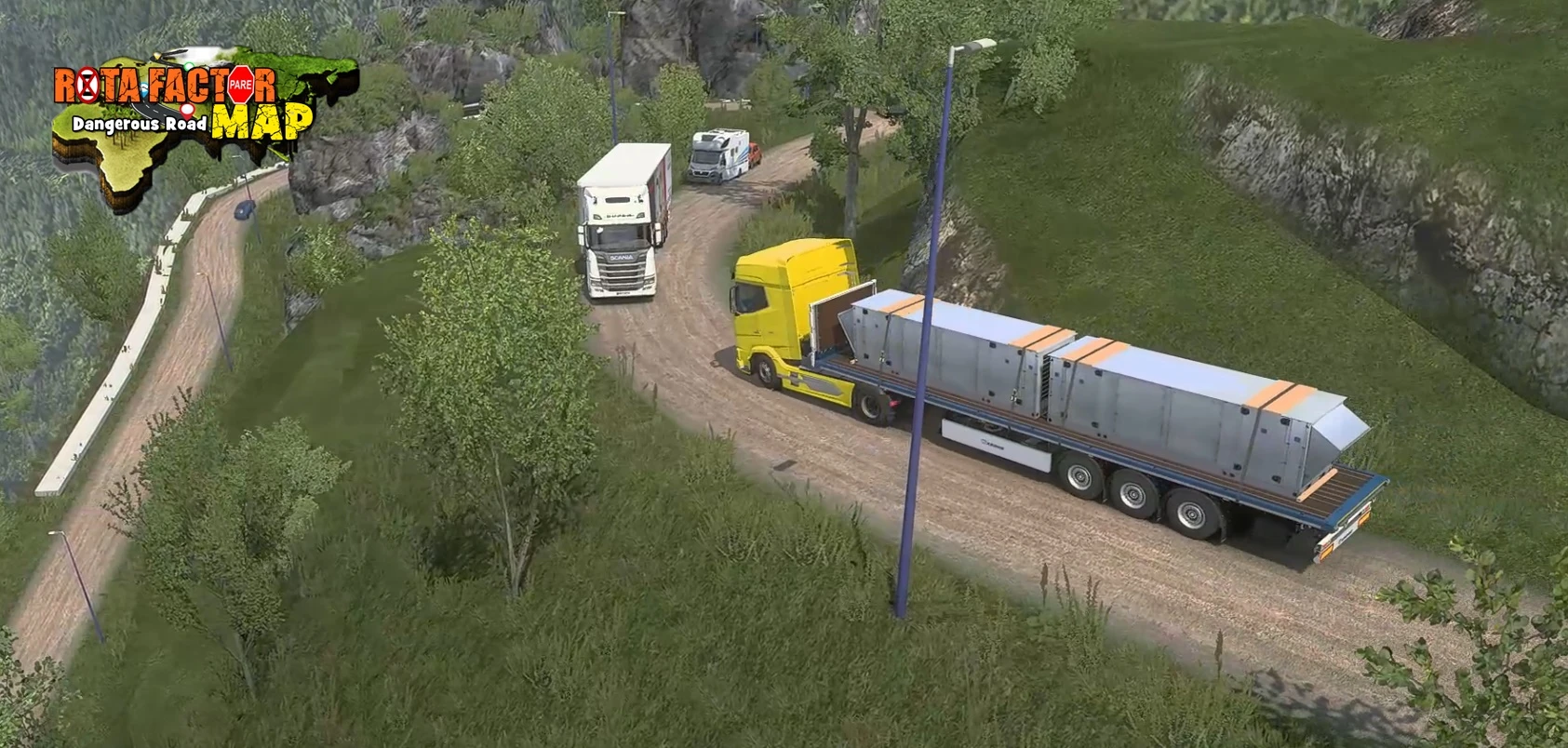 ROTA FACTOR MAP DANGEROUS ROAD V.1.1.17.x - ETS 2