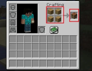 How To Create Crafting Table (Workbench) in Minecraft - - Minecraft