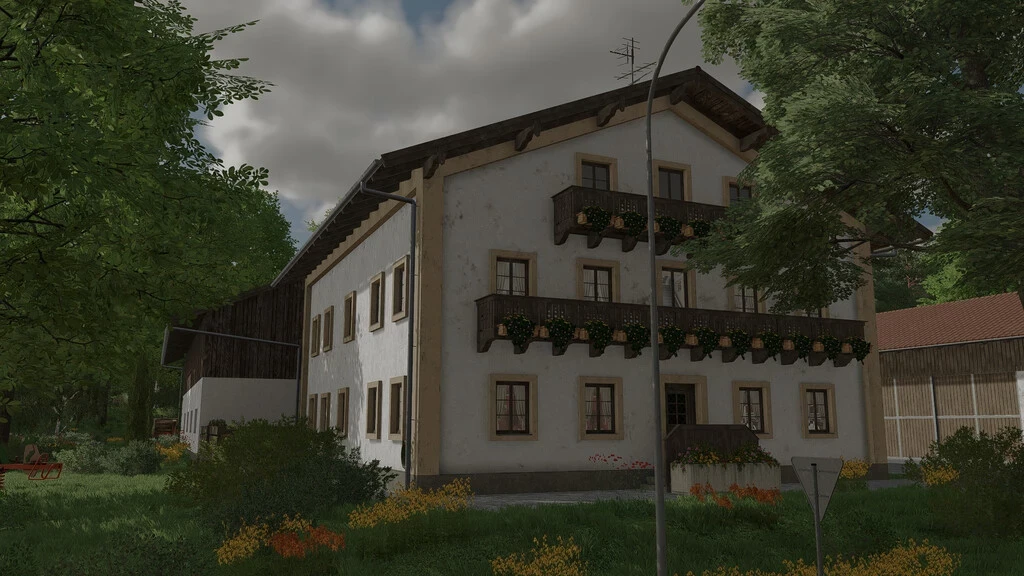 Bavarian Farm House With Hall v 1.0