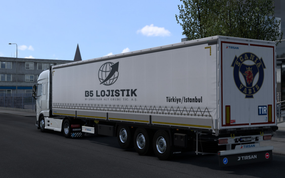ETS 2 B5 COMPANY TIRSAN TRAİLER SKİN