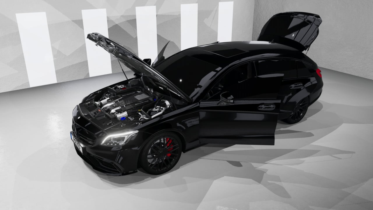 Mercedes CLS 100+ Configurations – Free BeamNG.drive Mod Release!