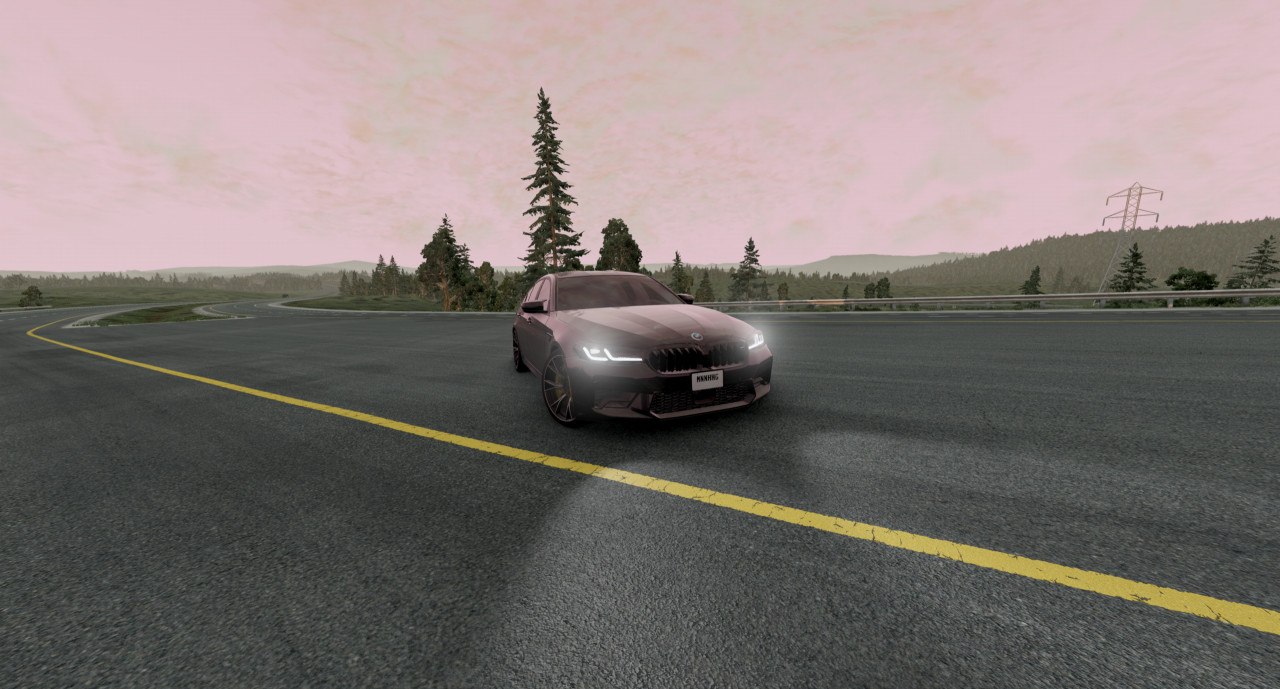 Mod Car BMW M5 F90 For Beamng Drive 0.33.x
