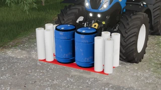 Balewrap/Silage Barrel Holder v 1.0 thumbnail 3