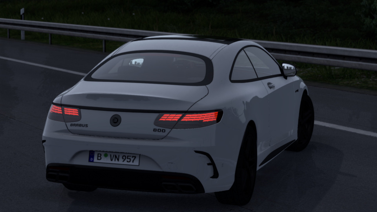 Mercedes AMG S63 Coupe Brabus 800 2019