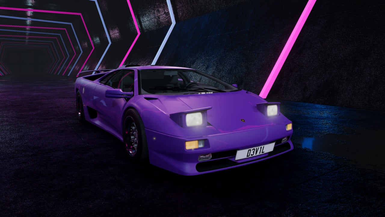 Unleash the Lamborghini Diablo: High-Performance Driving in BeamNG.drive!