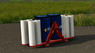 Balewrap/Silage Barrel Holder v 1.0 thumbnail 4