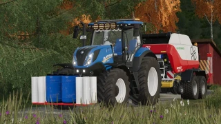 Balewrap/Silage Barrel Holder v 1.0 thumbnail 2