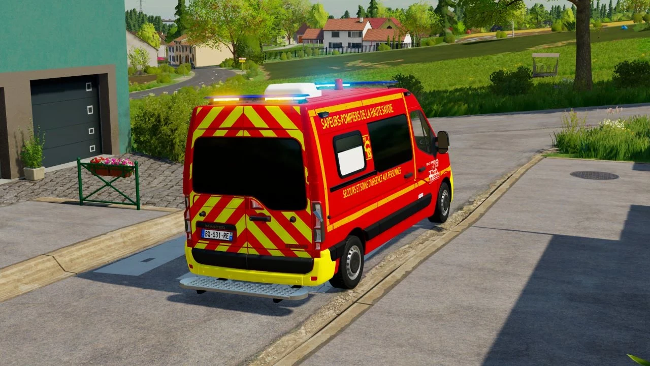Renault Master IV VSSUAP SDIS 74 (Firefighters) v 1.0