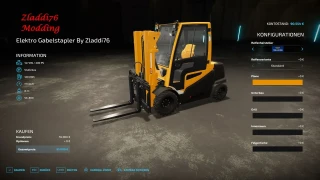 Electric Forklift By Zladdi76 v 1.0 thumbnail 3