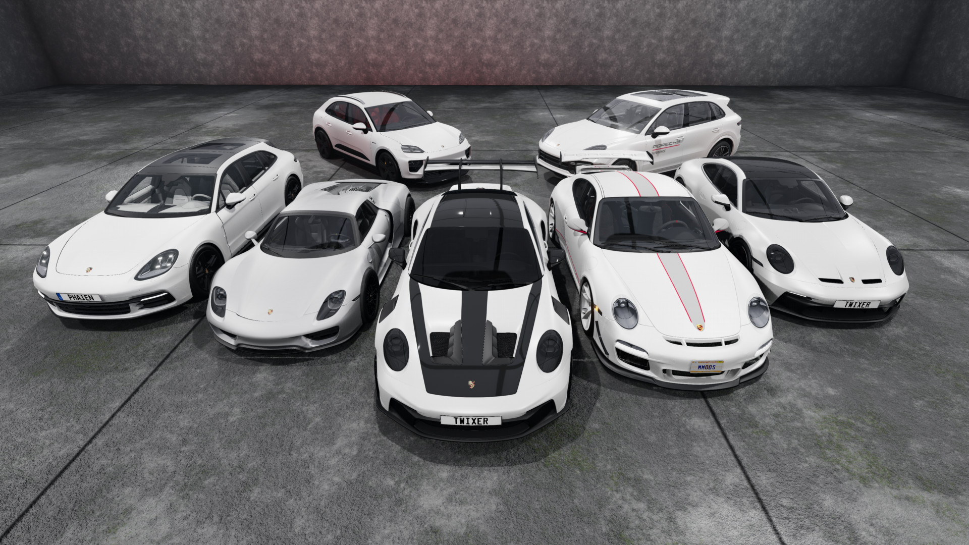 Ultimate Free Porsche Pack for BeamNG Drive (Cayenne, Panamera, 997
