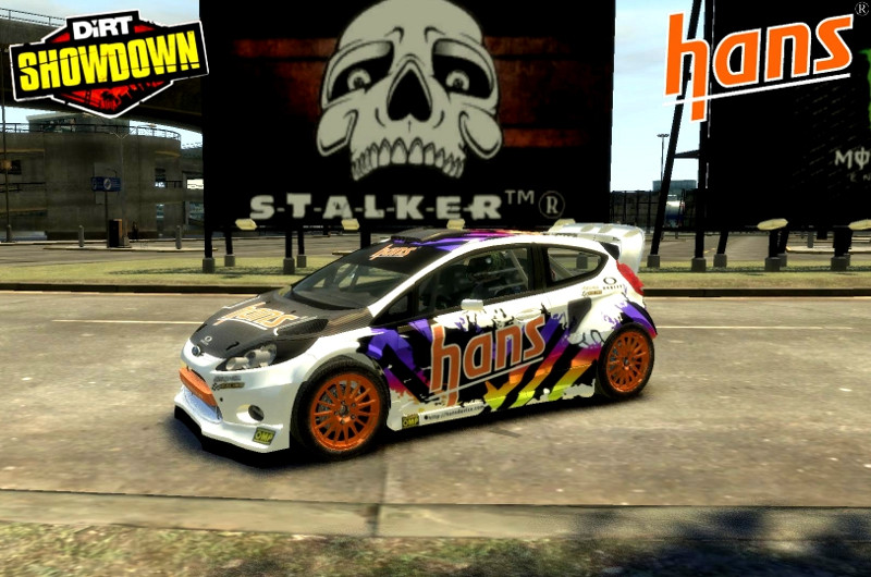Dirt Showdown HANS Paintjob For Imtaj Ford Fiesta Gymkhana