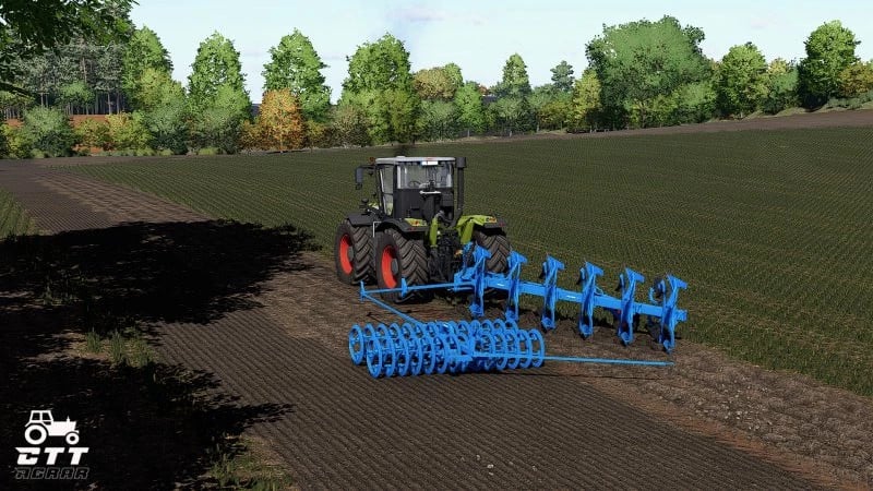 Plow with roller
