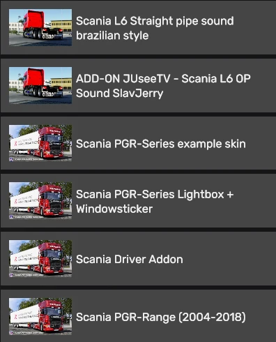 [Add-On] SlavJerry Scania L6 SP Sound To Scania PGR by JUseeTV 1.0 thumbnail 6