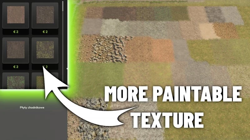 More paintable texture ALL MAPS v 1.0