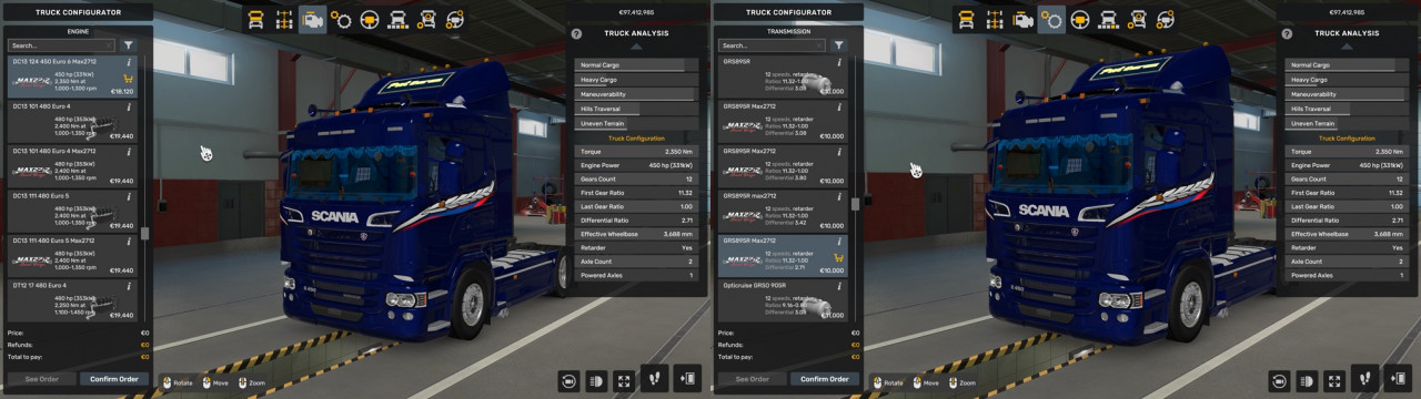 [Add-On] Max2712 Scania DC13-L6 Sound To Scania PGR by JUseeTV