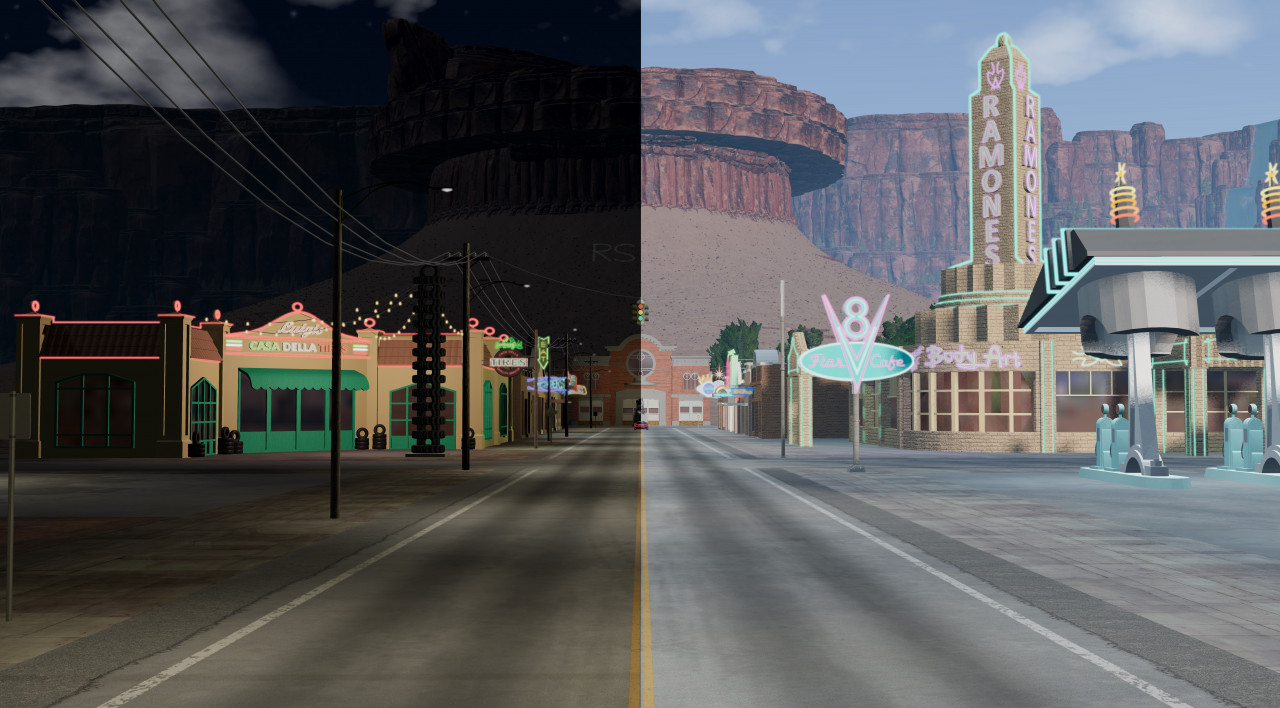 Radiator Springs (Original Map)