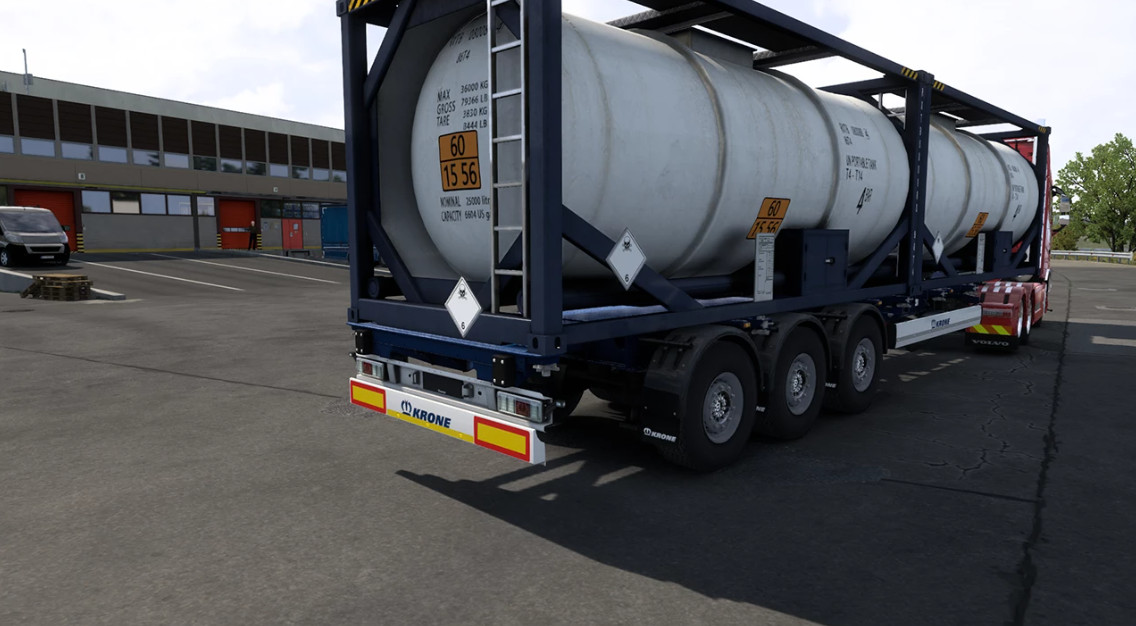 Animation trailer extensible container