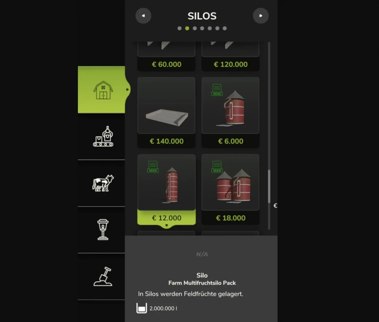 Farm Multifruitsilo Pack v 1.0