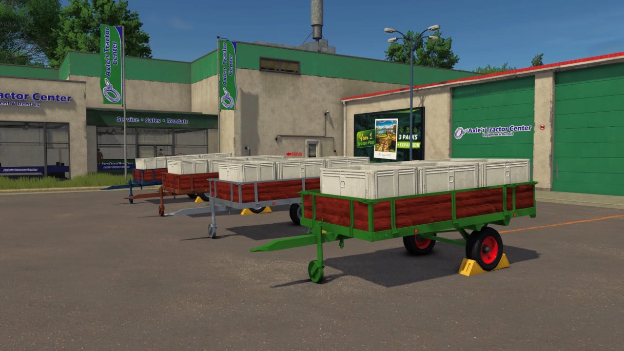 FS25 Vine Hand Harvest Trailer