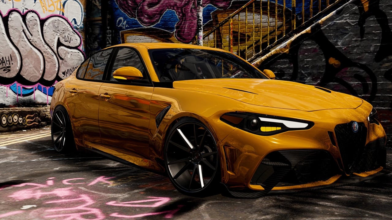 2020 ALFA ROMEO Giulia Quadrifoglio \ GTAM \ Widebody [FREE for personal use]