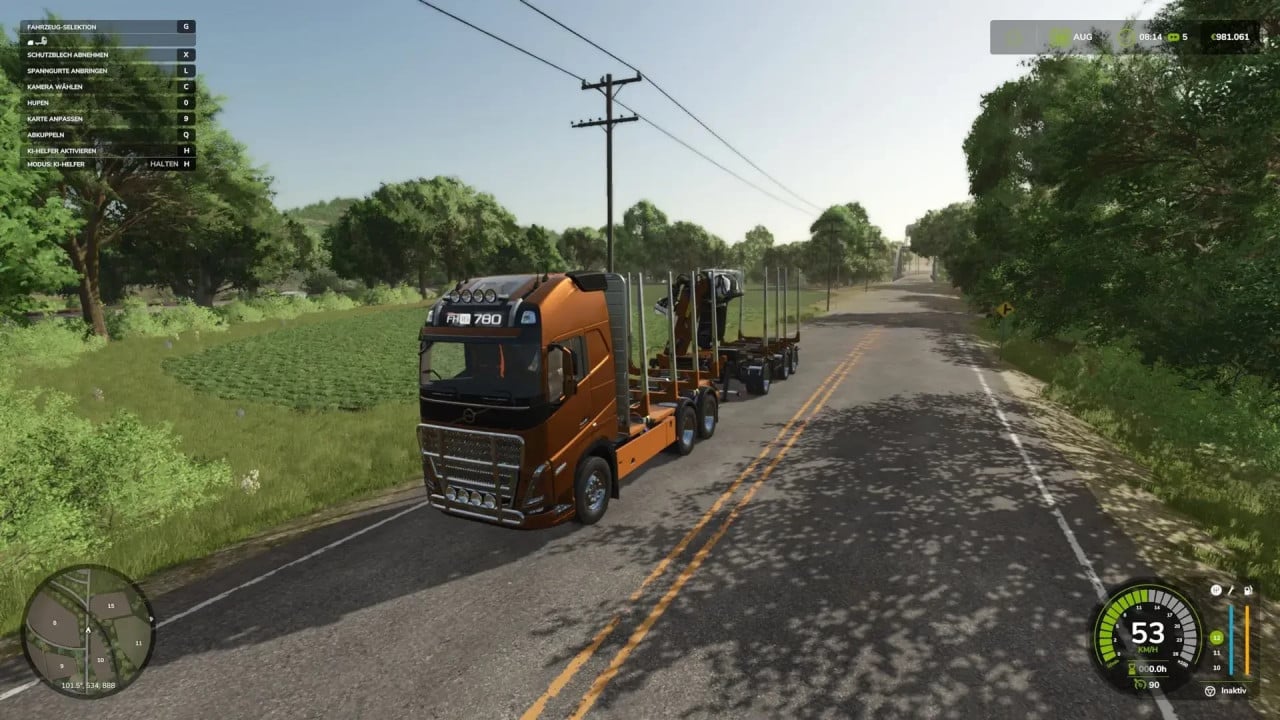 Volvo Fh16 Holz