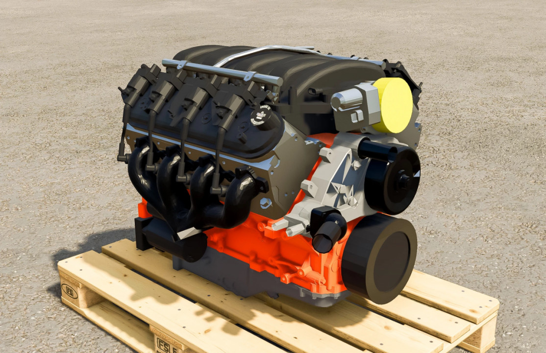 FS25 Lizard LS7 Engine