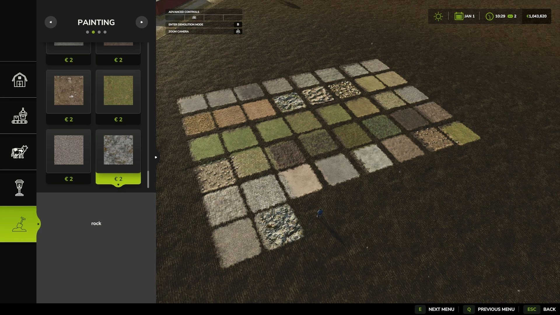 More ground paint textures v 1.0