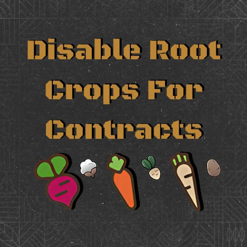 FS25 Disable Root Crops For Missions