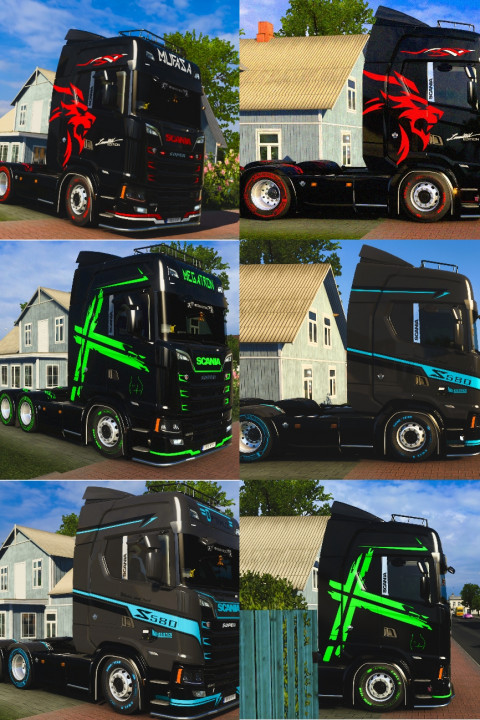 Scania S skin pack