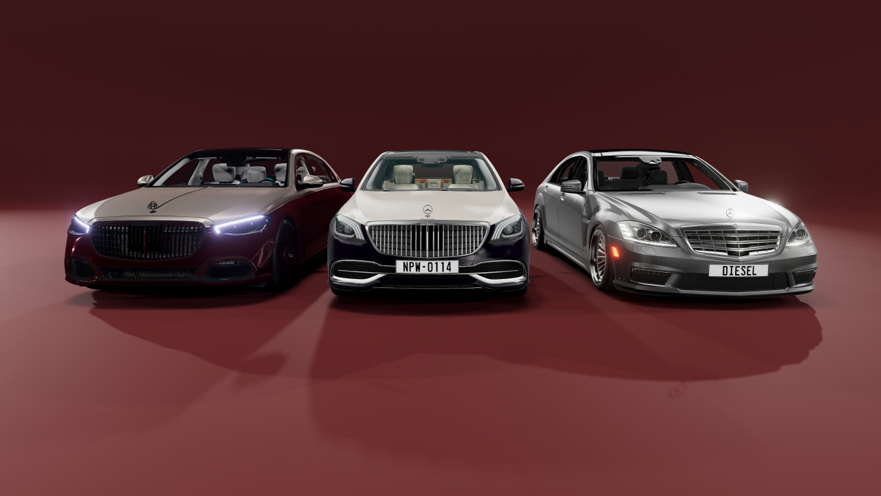 Mercedes S class Maybach Pack (AMG + Brabus + Mansory)
