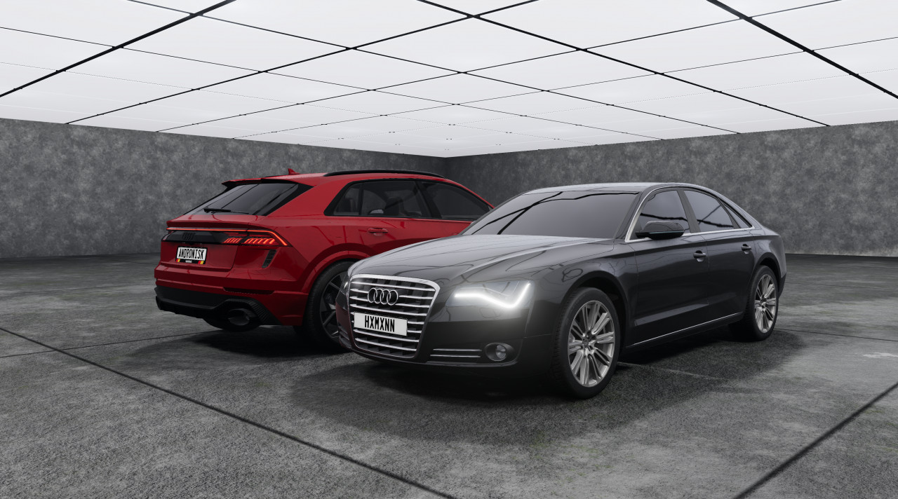 Audi A8 and RSQ8