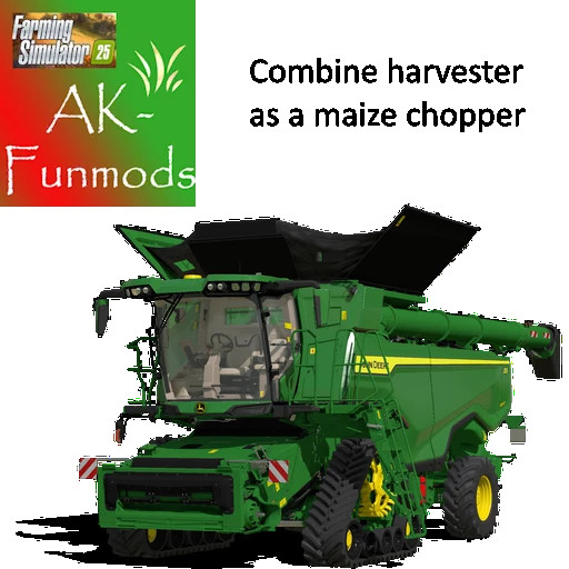 Combine harvester as a maize chopper