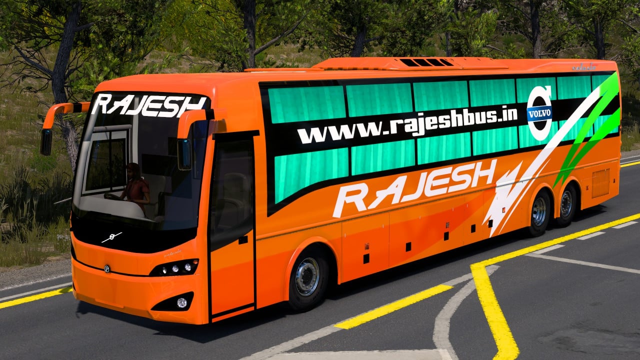 Volvo Prakash Celeste Indian Sleeper Bus