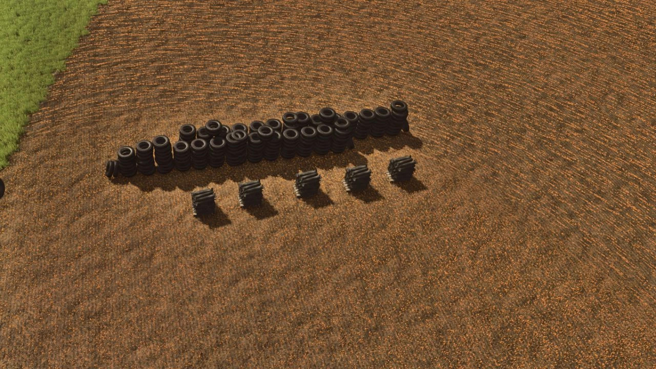 Placeable tire