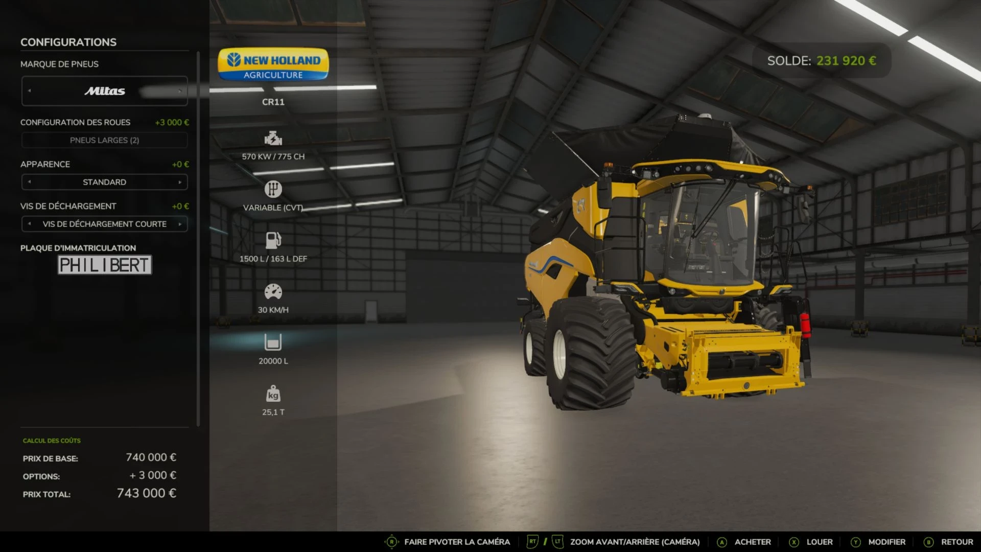 Harvester pack (tyre version) v 1.0