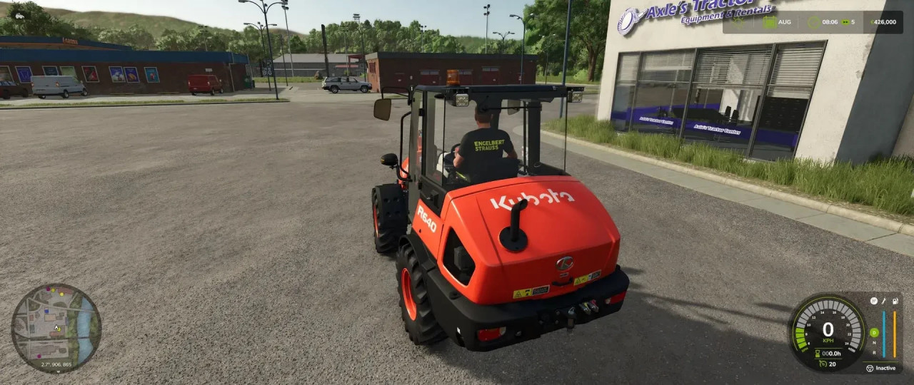 Kubota R640 compressed air and hydraulics