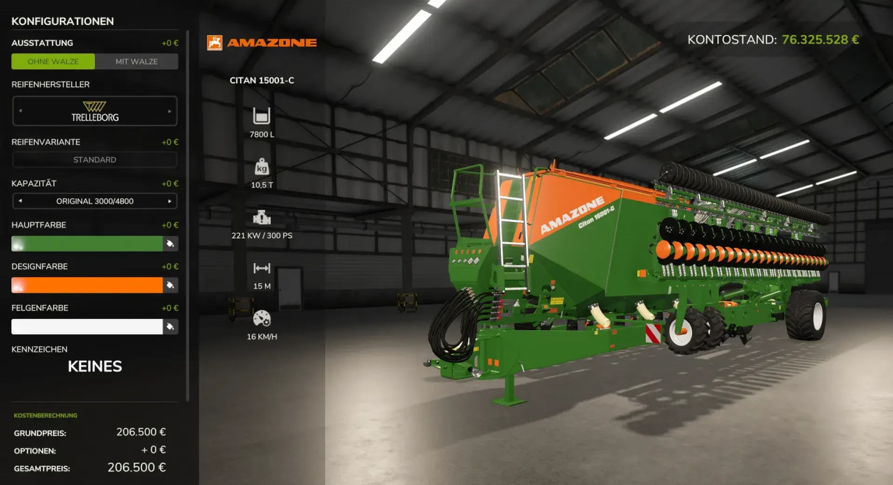 Amazone Citan and Horsch Maestro Multifrucht