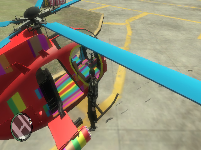 Rainbow Colored Buzzard For IV