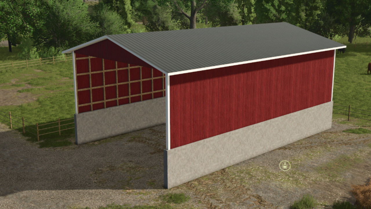 Manure Heap With Roof