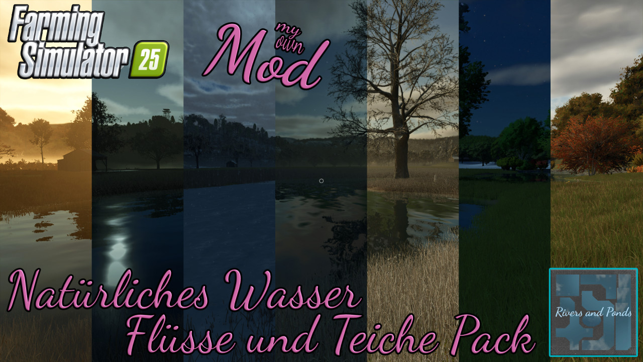 Natural Water Rivers And Ponds Pack