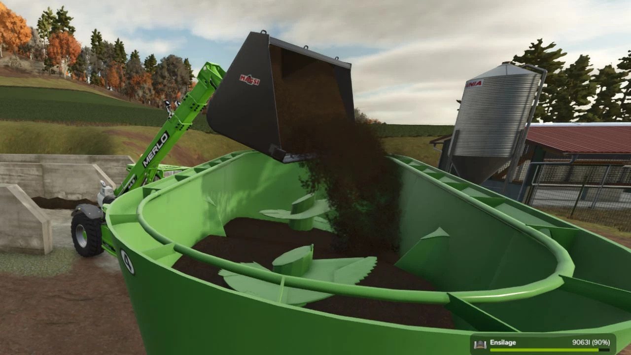 Telehandler bucket 10000L